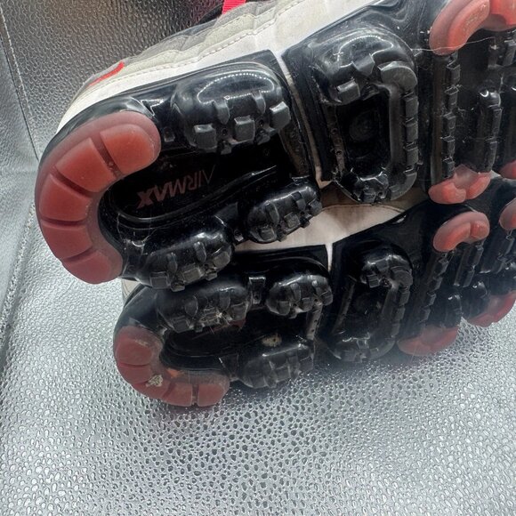 Size‎ 6 Nike Air Vapormax '95 Mens White Red Silver Black Shoes AJ7292-101 - Picture 10 of 10